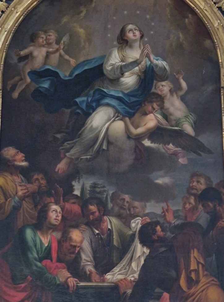 Altarbild-Maria-Himmelfahrt-von-Johann-Waginger-Lienz Altarbild Maria Himmelfahrt von Johann Waginger Lienz